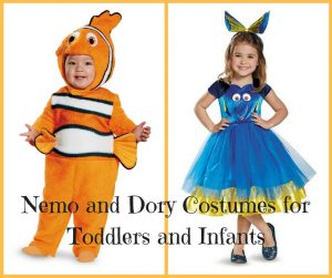 Finding Nemo and Dory Costumes for Toddlers and Infants